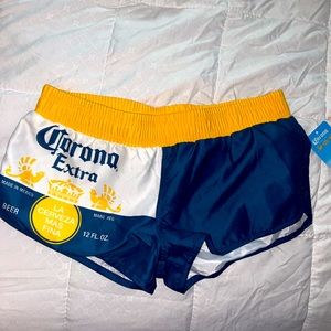 Corona shorts new w tags